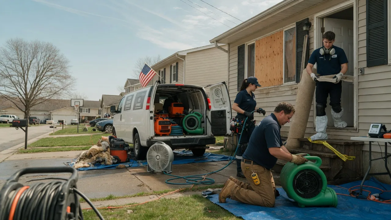 Water Damage Restoration in Bowen, IL near me